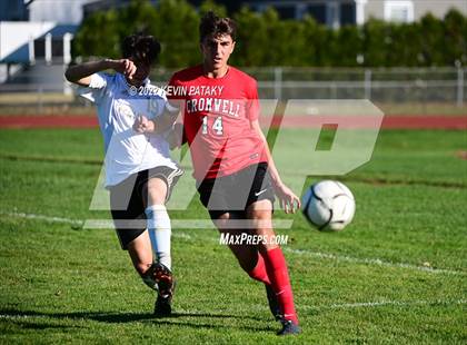 Thumbnail 3 in Joel Barlow @ Cromwell (CIAC Class M 1st Round) photogallery.