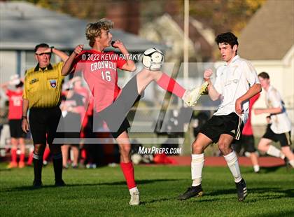 Thumbnail 2 in Joel Barlow @ Cromwell (CIAC Class M 1st Round) photogallery.