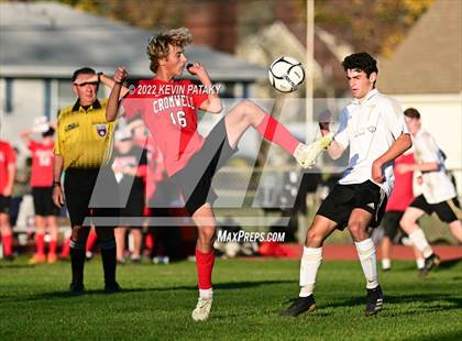 Thumbnail 3 in Joel Barlow @ Cromwell (CIAC Class M 1st Round) photogallery.