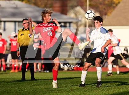 Thumbnail 1 in Joel Barlow @ Cromwell (CIAC Class M 1st Round) photogallery.