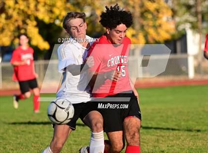 Thumbnail 3 in Joel Barlow @ Cromwell (CIAC Class M 1st Round) photogallery.