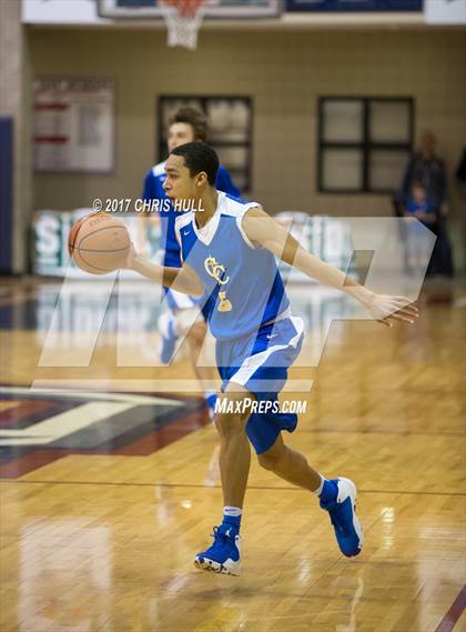 Thumbnail 3 in Carmel Christian vs. Seffner Christian (Hoodie's House Hoops Classic) photogallery.