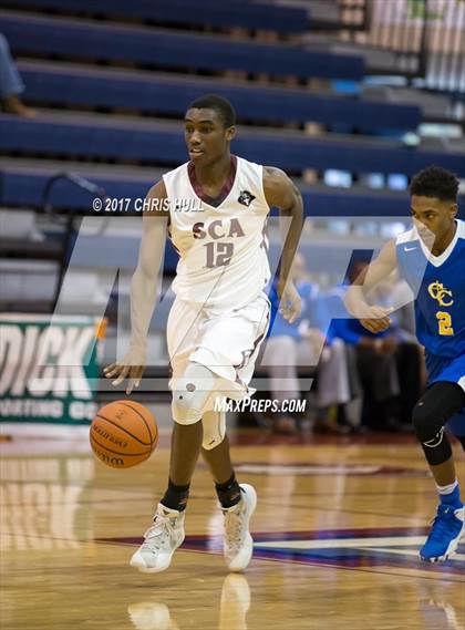 Thumbnail 2 in Carmel Christian vs. Seffner Christian (Hoodie's House Hoops Classic) photogallery.