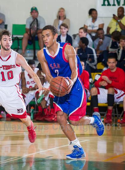 Thumbnail 2 in San Marcos vs Miami Beach (National Prep Classic) photogallery.