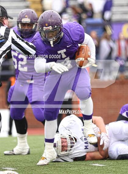 Thumbnail 1 in Trezevant vs. Marion County (TSSAA Division I Class 2A Final) photogallery.
