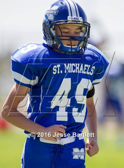 Thumbnail 2 in St. Michael's vs. Moriarty photogallery.