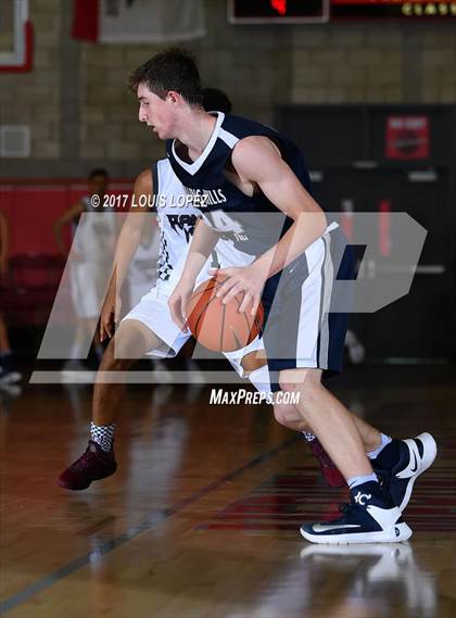 Thumbnail 1 in Rancho Mirage vs. Rolling Hills Prep (Nike Extravaganza) photogallery.