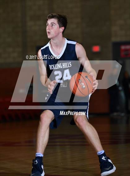 Thumbnail 1 in Rancho Mirage vs. Rolling Hills Prep (Nike Extravaganza) photogallery.
