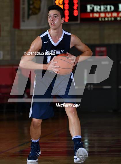 Thumbnail 3 in Rancho Mirage vs. Rolling Hills Prep (Nike Extravaganza) photogallery.