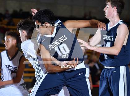 Thumbnail 3 in Rancho Mirage vs. Rolling Hills Prep (Nike Extravaganza) photogallery.