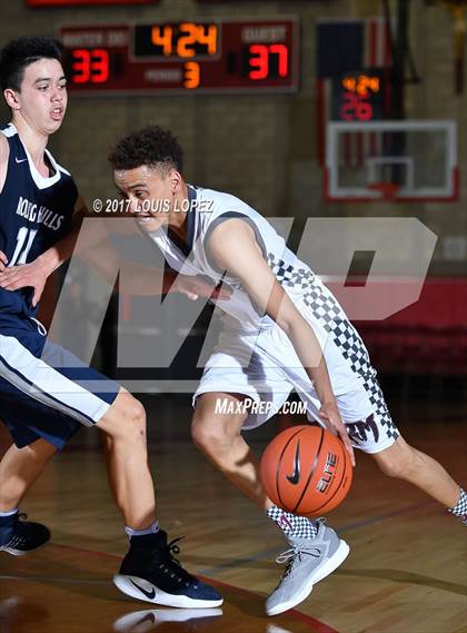 Thumbnail 3 in Rancho Mirage vs. Rolling Hills Prep (Nike Extravaganza) photogallery.