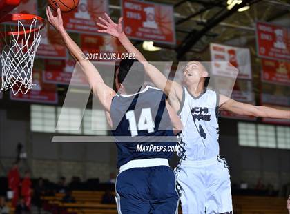 Thumbnail 3 in Rancho Mirage vs. Rolling Hills Prep (Nike Extravaganza) photogallery.