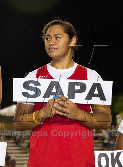 Thumbnail 2 in CIF State Track & Field Championships (Girls Podium Awards/Posters) photogallery.