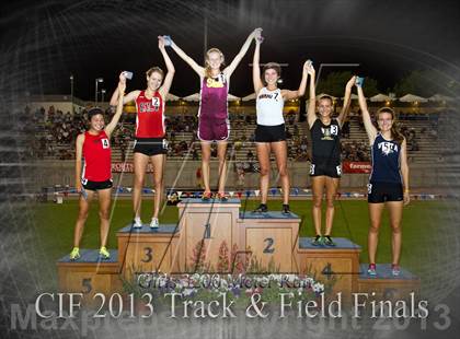 Thumbnail 2 in CIF State Track & Field Championships (Girls Podium Awards/Posters) photogallery.
