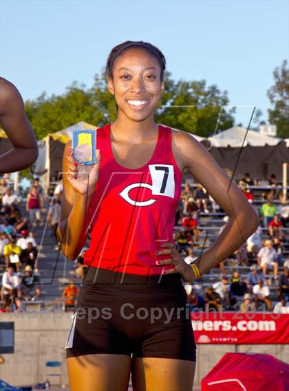 Thumbnail 2 in CIF State Track & Field Championships (Girls Podium Awards/Posters) photogallery.