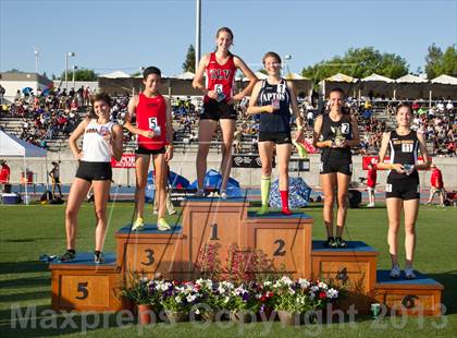 Thumbnail 1 in CIF State Track & Field Championships (Girls Podium Awards/Posters) photogallery.