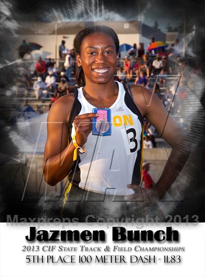 Thumbnail 1 in CIF State Track & Field Championships (Girls Podium Awards/Posters) photogallery.