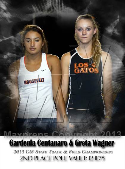 Thumbnail 2 in CIF State Track & Field Championships (Girls Podium Awards/Posters) photogallery.