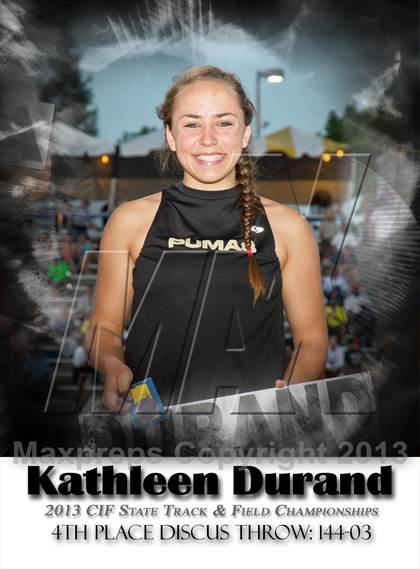 Thumbnail 1 in CIF State Track & Field Championships (Girls Podium Awards/Posters) photogallery.