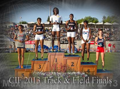 Thumbnail 2 in CIF State Track & Field Championships (Girls Podium Awards/Posters) photogallery.