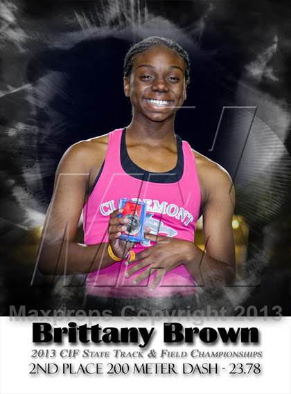 Thumbnail 2 in CIF State Track & Field Championships (Girls Podium Awards/Posters) photogallery.