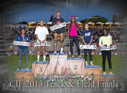 Thumbnail 3 in CIF State Track & Field Championships (Girls Podium Awards/Posters) photogallery.