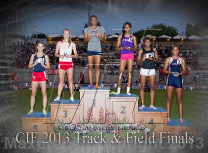 Thumbnail 2 in CIF State Track & Field Championships (Girls Podium Awards/Posters) photogallery.