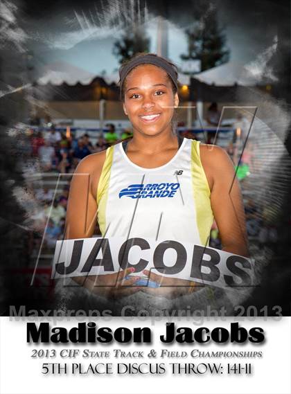 Thumbnail 2 in CIF State Track & Field Championships (Girls Podium Awards/Posters) photogallery.
