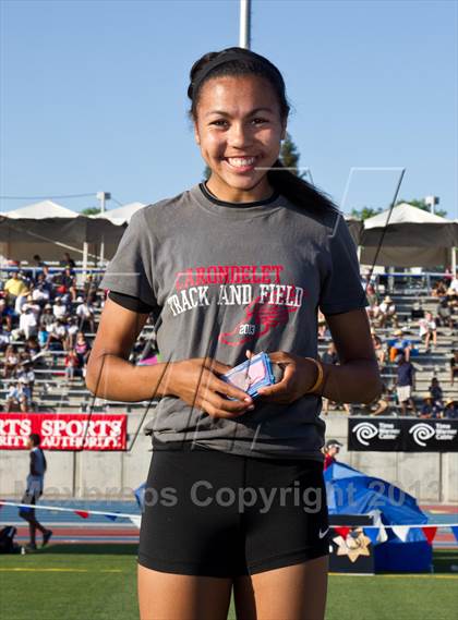 Thumbnail 3 in CIF State Track & Field Championships (Girls Podium Awards/Posters) photogallery.