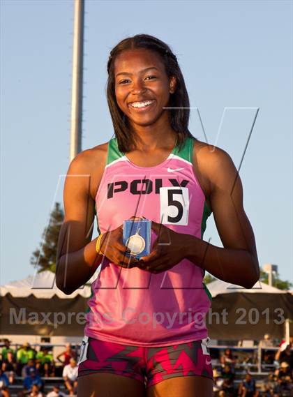Thumbnail 2 in CIF State Track & Field Championships (Girls Podium Awards/Posters) photogallery.