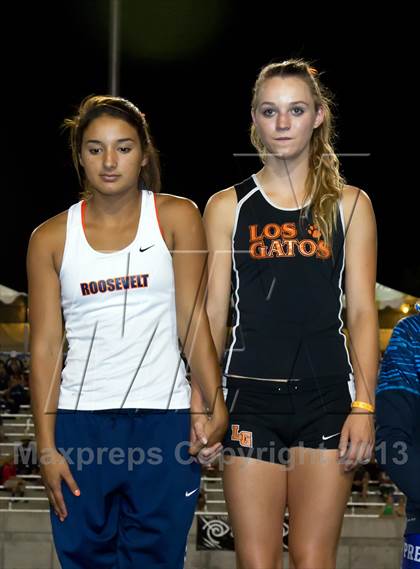 Thumbnail 1 in CIF State Track & Field Championships (Girls Podium Awards/Posters) photogallery.