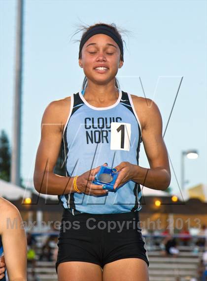 Thumbnail 2 in CIF State Track & Field Championships (Girls Podium Awards/Posters) photogallery.