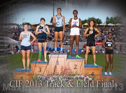 Thumbnail 1 in CIF State Track & Field Championships (Girls Podium Awards/Posters) photogallery.