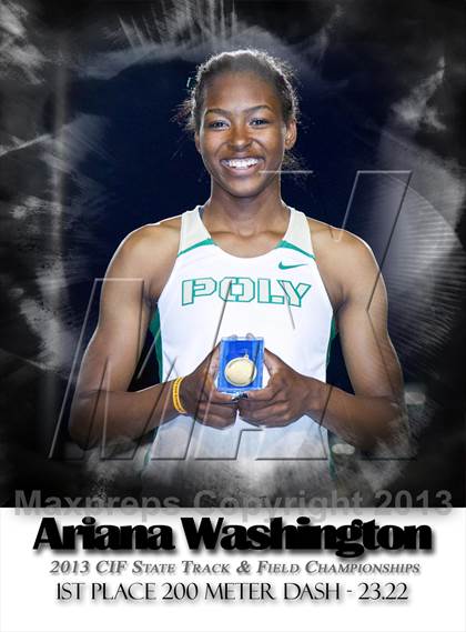 Thumbnail 1 in CIF State Track & Field Championships (Girls Podium Awards/Posters) photogallery.