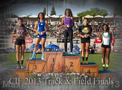 Thumbnail 3 in CIF State Track & Field Championships (Girls Podium Awards/Posters) photogallery.