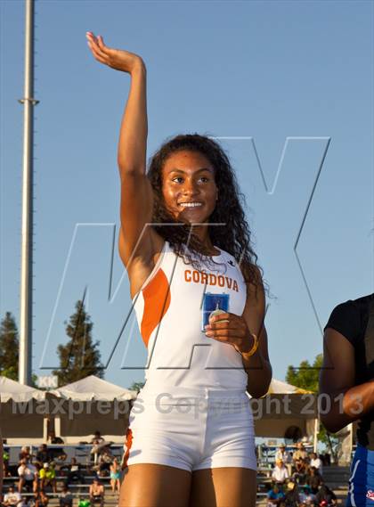 Thumbnail 2 in CIF State Track & Field Championships (Girls Podium Awards/Posters) photogallery.