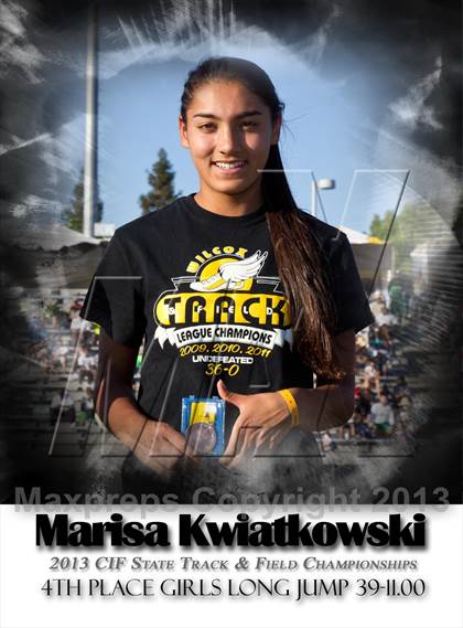 Thumbnail 3 in CIF State Track & Field Championships (Girls Podium Awards/Posters) photogallery.