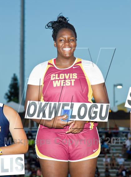 Thumbnail 1 in CIF State Track & Field Championships (Girls Podium Awards/Posters) photogallery.