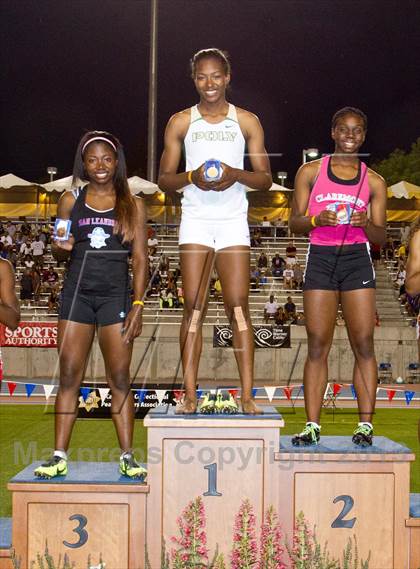 Thumbnail 1 in CIF State Track & Field Championships (Girls Podium Awards/Posters) photogallery.