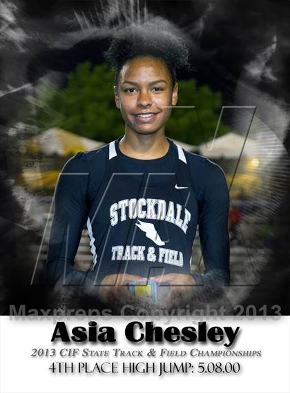 Thumbnail 1 in CIF State Track & Field Championships (Girls Podium Awards/Posters) photogallery.