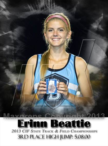 Thumbnail 1 in CIF State Track & Field Championships (Girls Podium Awards/Posters) photogallery.