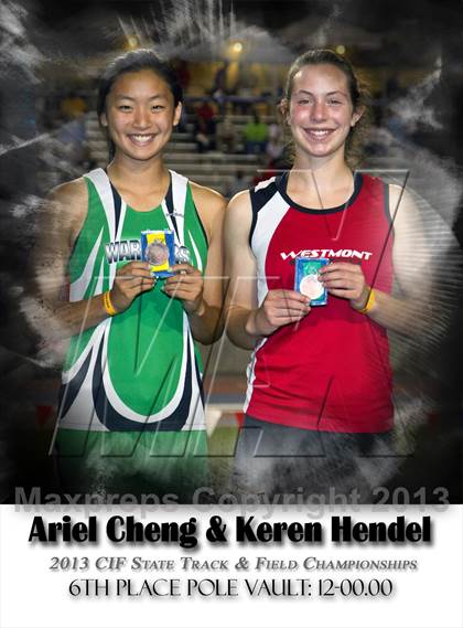 Thumbnail 2 in CIF State Track & Field Championships (Girls Podium Awards/Posters) photogallery.