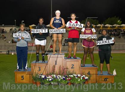Thumbnail 3 in CIF State Track & Field Championships (Girls Podium Awards/Posters) photogallery.