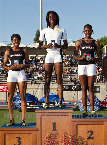 Thumbnail 3 in CIF State Track & Field Championships (Girls Podium Awards/Posters) photogallery.