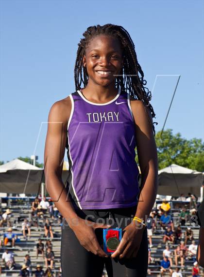 Thumbnail 3 in CIF State Track & Field Championships (Girls Podium Awards/Posters) photogallery.