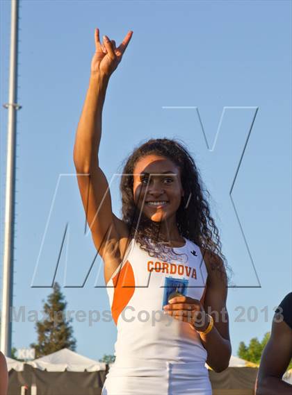 Thumbnail 1 in CIF State Track & Field Championships (Girls Podium Awards/Posters) photogallery.