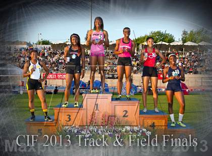 Thumbnail 3 in CIF State Track & Field Championships (Girls Podium Awards/Posters) photogallery.