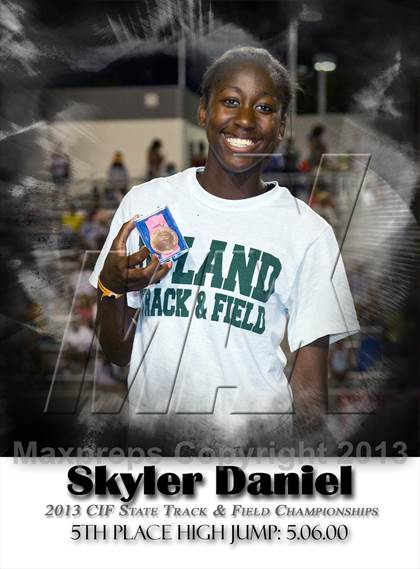 Thumbnail 2 in CIF State Track & Field Championships (Girls Podium Awards/Posters) photogallery.