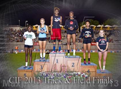 Thumbnail 2 in CIF State Track & Field Championships (Girls Podium Awards/Posters) photogallery.
