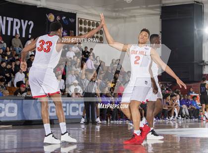 Thumbnail 1 in Oak Hill Academy vs. Garfield (GEICO National Tournament Quarterfinal) photogallery.